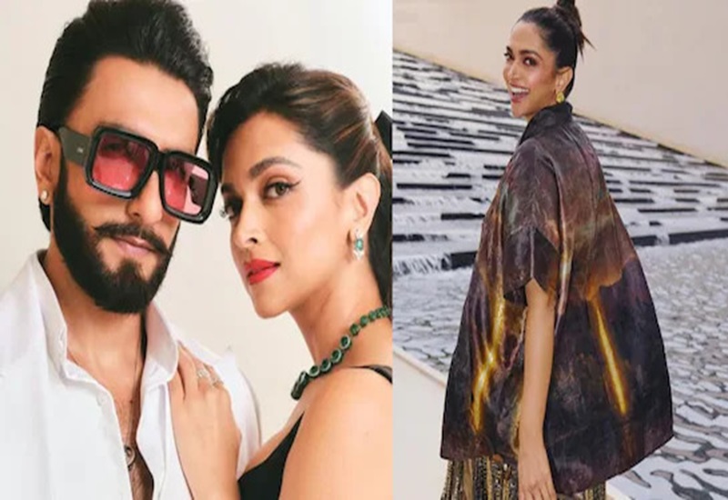 Deepika Padukone with her husband Ranveer Singh